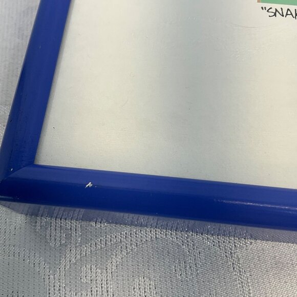 Bright Star Designs Michelle Samara Boy Wall Art Bright Blue metal Frame - Picture 5 of 10